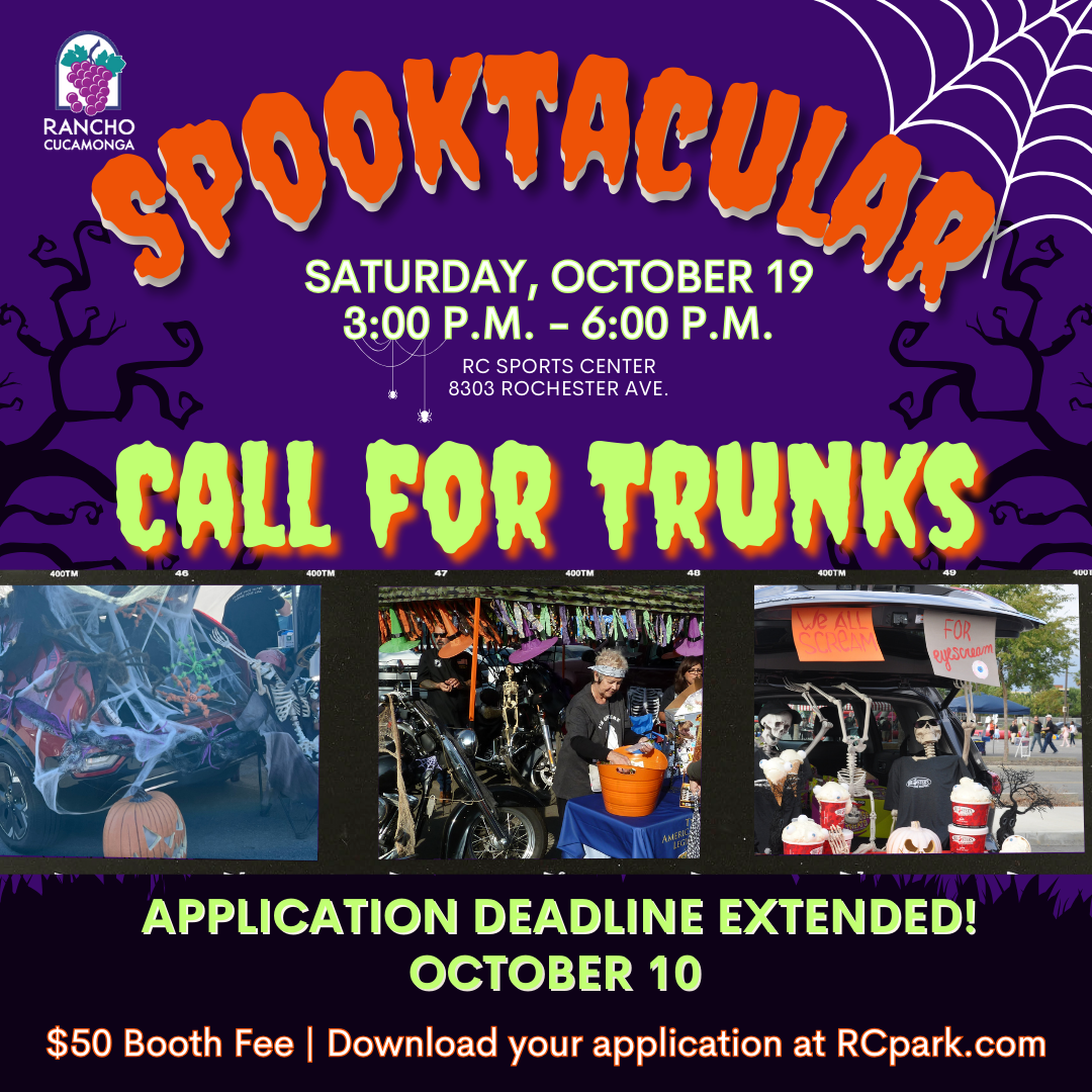 Spooktacular Call for Trunk Extended Deadline 2