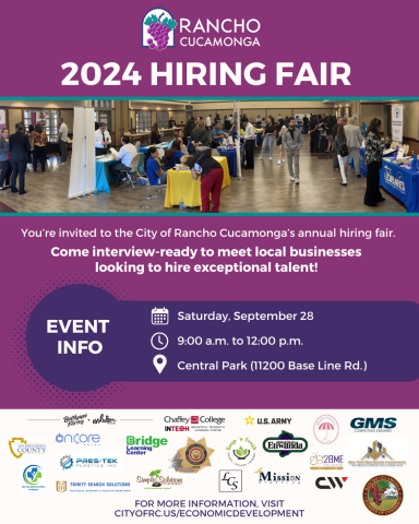 2024 Hiring Fair Flyer for Jobseekers