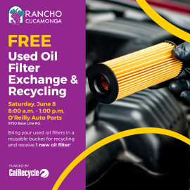Oil Filter Exchange and Recycling Event