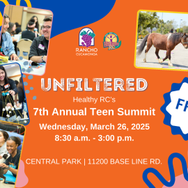 Healthy RC Teen Summit March 26 2025 at Central Park from 8:30am to 3:00pm